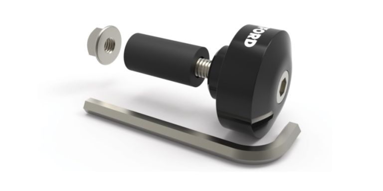Závažia riadidiel Bar Ends 1 s redukciou pre vnútorný priemer 13 a 18 mm (vonkajší 22 a 28,6 mm), OXFORD (čierny elox, pár)