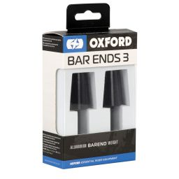 Závažia riadidiel Bar Ends 3 s redukciou pre vnútorný priemer 13 a 18 mm (vonkajší 22 a 28,6 mm), OXFORD (čierne, pár)