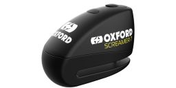Zámok kotúčové brzdy SCREAMER 7, OXFORD (integrovaný alarm, černý/černý, priemer čapu 7 mm)