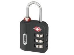 Visiace zámok ABUS 147/30 TSA na číselný kód& (hrúbka oka 3 mm), ABUS