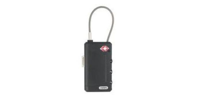 Visiace zámok lankový TSA (priemer 2 mm), ABUS