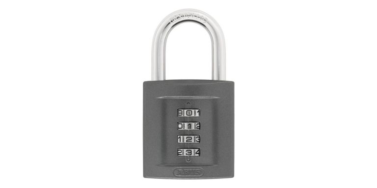 Visiace zámok s otočnou číselnou kombinací (priemer strmeňa 8 mm), ABUS