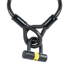Zámok LOOP LOCK15 s U profil zámkom SHACKLE MINI, OXFORD (dĺžka lanka 2 m, priemer lanka 15 mm)