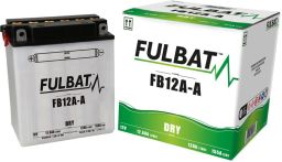 Batérie 12V, YB12A-A, 12Ah, 155A, konvenčné 134x80x160, FULBAT (vr. balenie elektrolytu)