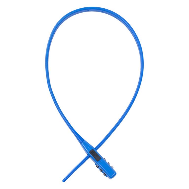 Zámok zdrhovací na prilby a príslušenstvo COMBI ZIP LOCK, OXFORD (modrý)