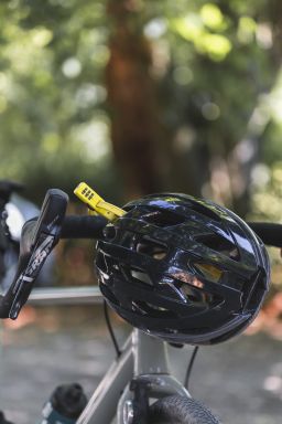 Zámok zdrhovací na prilby a príslušenstvo COMBI ZIP LOCK, OXFORD (čierny)