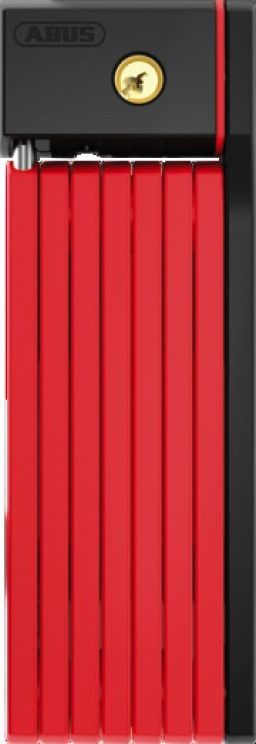 Skladacie segmentový zámok Bordo BIG SH (červený,celková dĺžka 100 cm),ABUS