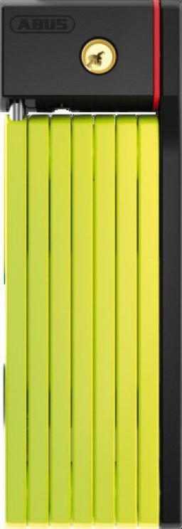 Skladacie segmentový zámok Bordo BIG SH (neon žlutá,celková dĺžka 100 cm),ABUS