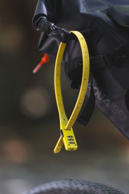 Zámok zdrhovací na prilby a príslušenstvo COMBI ZIP LOCK, OXFORD (žltý)