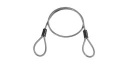 Lanko oceľové LOCKMATE12 pre zámky, OXFORD (číry plášť, dĺžka 1,2 m, priemer 12 mm)