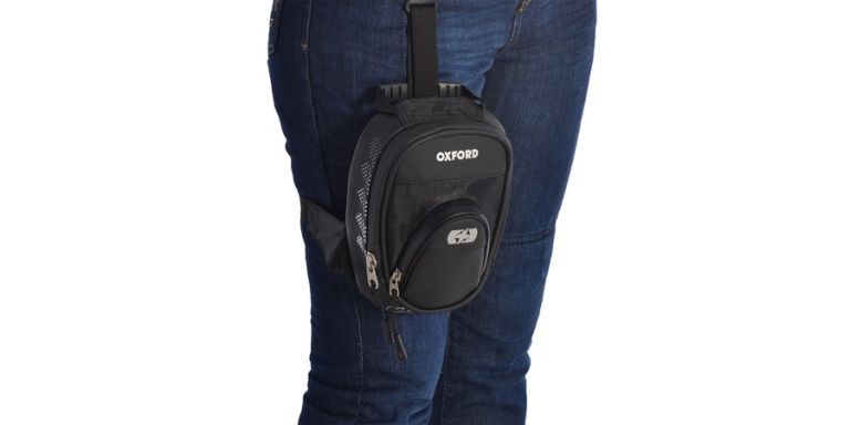 Vrecko stehennej L1R, OXFORD (čierna, objem 1 l)
