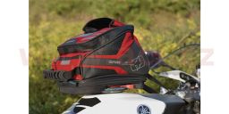 Tankbag na motocykel Q4R QR, OXFORD (černý/červený, s rýchloupínacím systémom na viečka nádrže, objem 4 l)