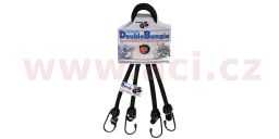 Gumicuk Double Bungee délka/šířka popruhu 600/9 mm, OXFORD (hák/hák, dvojpopruh spojený očkem)