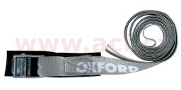 Popruhy Cam Straps nastaviteľné s fixací volného konce pomocou suchého zipu, OXFORD (šedé, 1 pár)