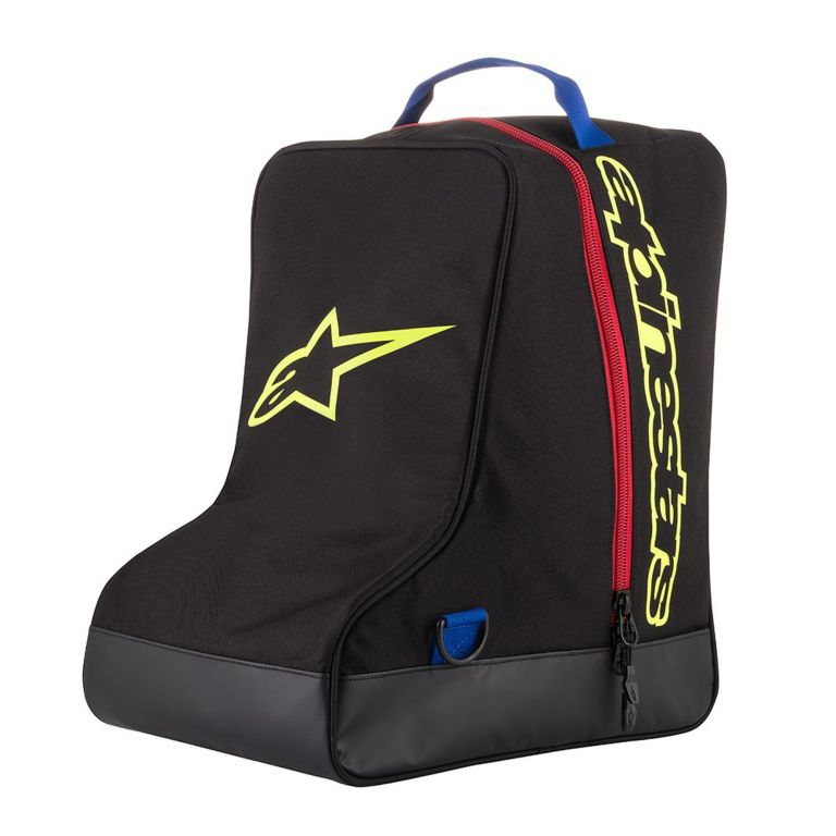 Taška na topánky, ALPINESTARS (černá/modrá/žlutá fluo/červená)