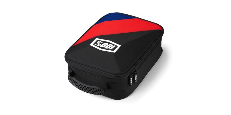 Kufor na motokrosové okuliare Cornestone, 100% (černá/červená/modrá)