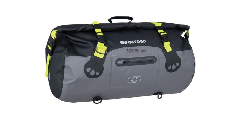 Vodotesný vak Aqua T-30 Roll Bag, OXFORD (černý/šedý/žlutý fluo, objem 30 l)