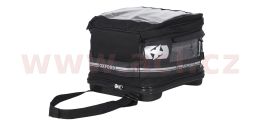 Tankbag na motocykel F1 QR, OXFORD (čierny, s rýchloupínacím systémom na viečka nádrže, objem 18 l)