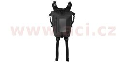 Tankbag na motocykel AQUA S8 s popruhy, OXFORD (čierny, objem 8 l)