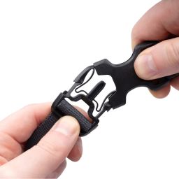 Zavazadlové popruhy Atlas B-Clip, 2 ks, OXFORD (šedá, 26mm x 1,2m)