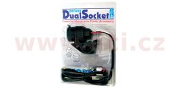 USB zásuvka 5V/2A, 2 vstupy s objímkou pre uchytenie k riadidlá a rúrkam o priemeru 22 a 25 mm, OXFORD