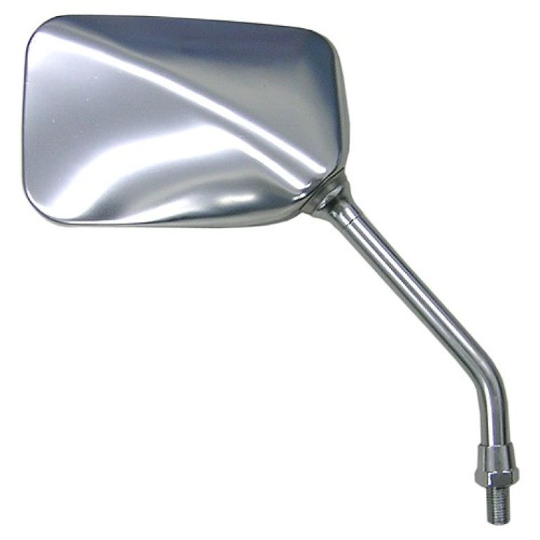 Spätné zrkadlo chrómové (závit pravý M10), Q-TECH, P