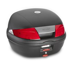 K35N MONOLOCK topcase, KAPPA (35L, čierny nelakovaný + červená odrazka)