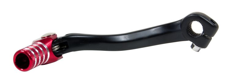 Radiacej páka hliníková Honda, RTECH (čierno-červená)