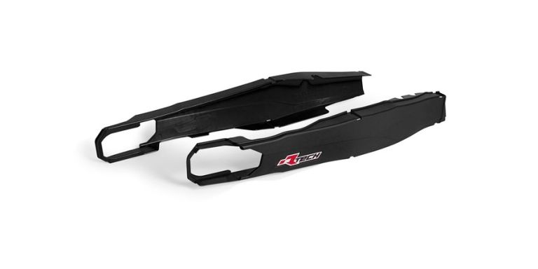 Chránič zadné kývne vidlica KTM sada, RTECH (čierny)