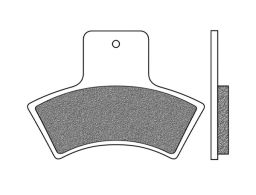 Brzdové doštičky, NEWFREN (zmes OFF ROAD ATV SINTERED) 2 ks v balenie