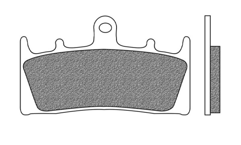 Brzdové doštičky, NEWFREN (zmes ROAD TOURING SINTERED) 2 ks v balenie