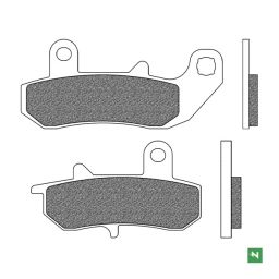 Brzdové doštičky, NEWFREN (zmes ROAD TOURING ORGANIC) 2 ks v balenie