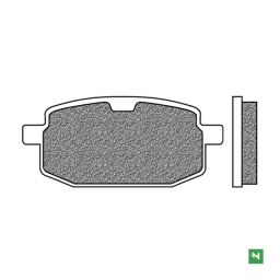 Brzdové doštičky, NEWFREN (zmes SCOOTER ELITE ORGANIC) 2 ks v balenie