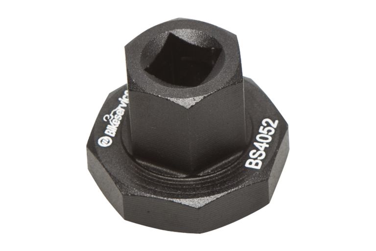 Prípravok na demontáž kompresního ventilu dvoukomorové vidlica KYB (32 mm, osmihran), BIKESERVICE