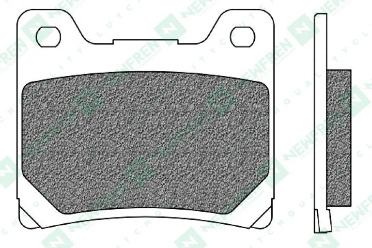 Brzdové doštičky, NEWFREN (zmes ROAD TOURING SINTERED) 2 ks v balenie