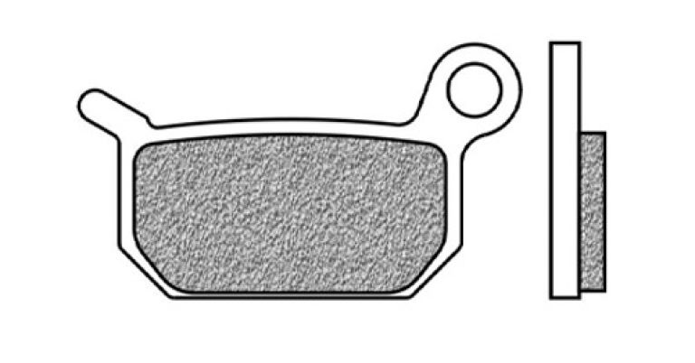 Brzdové doštičky, NEWFREN (zmes OFF ROAD DIRT SINTERED) 2 ks v balenie