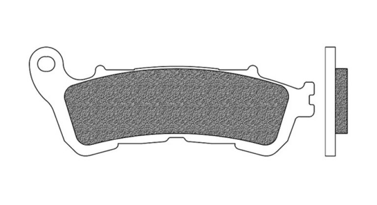 Brzdové doštičky, NEWFREN (zmes SCOOTER ELITE ORGANIC) 2 ks v balenie
