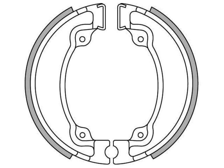 Brzdové obloženie (štandardné materiál) NEWFREN (2 ks v balenie)
