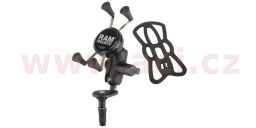 Kompletné sestava držiaku X-Grip s uchytením do krku riadenie motocykla, RAM Mounts