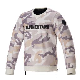 Bunda LEGIT CREW FLEECE, ALPINESTARS (svetle šedá camo)