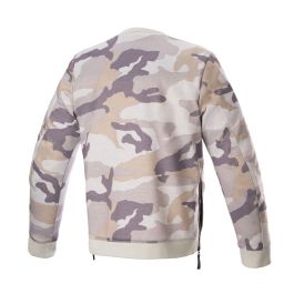 Bunda LEGIT CREW FLEECE, ALPINESTARS (svetle šedá camo)
