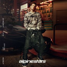 Bunda LEGIT CREW FLEECE, ALPINESTARS (svetle šedá camo)