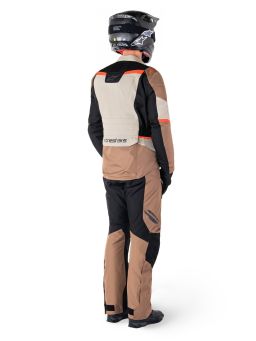 Bunda ST-1 WATERPROOF, ALPINESTARS (tmavá khaki/písková/černá/červená fluo) 2026