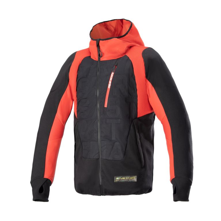 Bunda MO.ST.EQ HYBRID, ALPINESTARS (černá/červená)