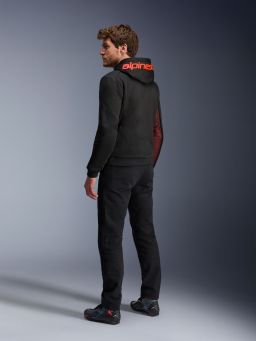 Bunda CHROME AIR Šport, ALPINESTARS (černá/červená fluo) 2026