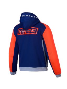 Bunda CHROME V2 Šport HOODIE MM93 kolekce, ALPINESTARS (svetle šedá/modrá/červená fluo) 2026