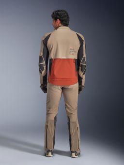 Bunda AMT-8 STRETCH DRYSTAR XF, ALPINESTARS (hnědá/oranžová/černá) 2026