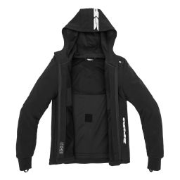 Bunda HOODIE ARMOR LIGHT 2023, SPIDI (čierna)