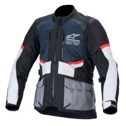 Bunda ANDES AIR DRYSTAR, ALPINESTARS (tmavo modrá/černá/světle šedá) 2026