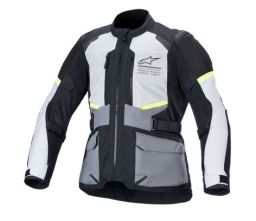 Bunda ANDES AIR DRYSTAR, ALPINESTARS (svetle šedá/tmavě šedá/černá/žlutá fluo) 2026
